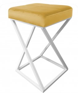 Atos Hoker krzesło barowe ZOA LOFT podstawa biała MG15 1