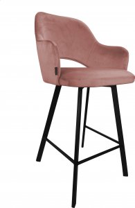 Atos Hoker krzesło barowe Milano podstawa Profil czarna MG58 1