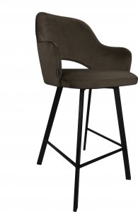 Atos Hoker krzesło barowe Milano podstawa Profil czarna MG05 1