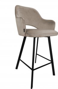 Atos Hoker krzesło barowe Milano podstawa Profil czarna MG09 1