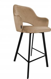 Atos Hoker krzesło barowe Milano podstawa Profil czarna MG06 1