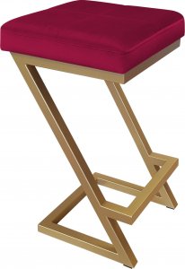 Atos Hoker krzesło barowe ZETA LOFT METAL podstawa złota MG31 1