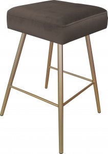 Atos Hoker krzesło barowe Max podstawa złota MG05 1