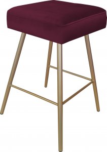 Atos Hoker krzesło barowe Max podstawa złota MG02 1