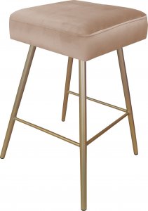 Atos Hoker krzesło barowe Max podstawa złota MG06 1