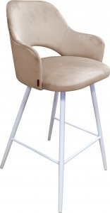 Atos Hoker krzesło barowe Milano podstawa biała MG09 1