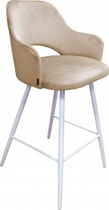 Atos Hoker krzesło barowe Milano podstawa biała MG06 1