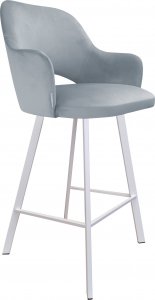 Atos Hoker krzesło barowe Milano podstawa Profil biała BL06 1