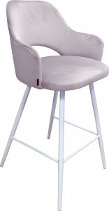 Atos Hoker krzesło barowe Milano podstawa biała MG55 1