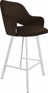 Atos Hoker krzesło barowe Milano podstawa Profil biała MG05 1