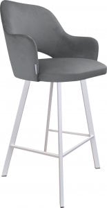 Atos Hoker krzesło barowe Milano podstawa Profil biała BL14 1