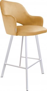 Atos Hoker krzesło barowe Milano podstawa Profil biała MG15 1