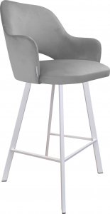 Atos Hoker krzesło barowe Milano podstawa Profil biała MG17 1