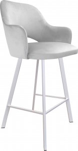 Atos Hoker krzesło barowe Milano podstawa Profil biała MG39 1