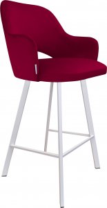 Atos Hoker krzesło barowe Milano podstawa Profil biała MG31 1