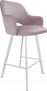 Atos Hoker krzesło barowe Milano podstawa Profil biała MG55 1