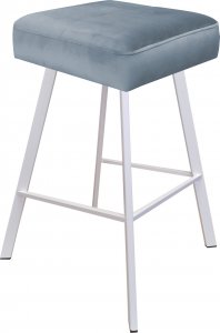 Atos Hoker krzesło barowe Max podstawa Profil biała BL06 1