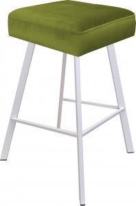 Atos Hoker krzesło barowe Max podstawa Profil biała BL75 1