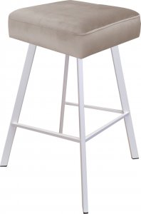 Atos Hoker krzesło barowe Max podstawa Profil biała MG09 1