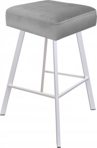 Atos Hoker krzesło barowe Max podstawa Profil biała MG17 1