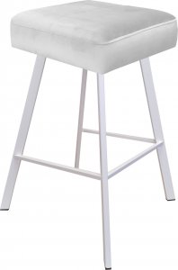 Atos Hoker krzesło barowe Max podstawa Profil biała MG39 1