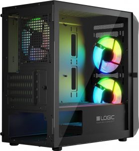 Obudowa Logic Concept Portos Mini ARGB czarna (AM-PORTOS-10-0000000-0002) 2