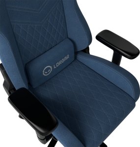 Fotel Lorgar LORGAR Ace 422, Gaming chair, Anti-stain durable fabric, 1.8 mm metal frame, multiblock mechanism, 4D armrests, 5 Star aluminium base, Class-4 gas lift, 75mm PU casters, Blue 6