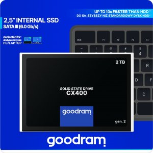 Dysk SSD GoodRam CX400 gen.2 2TB 2.5" SATA III (SSDPR-CX400-02T-G2) 6