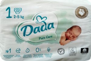 Dada Pieluchy Dada Pure Care 1 Newborn 2-5kg 23szt. 2