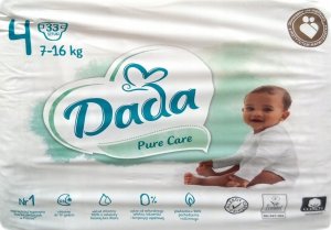 Dada Pieluchy Dada Pure Care 4 - 7-16kg 33szt. 2