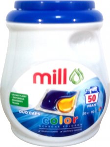Mill Kapsułki do prania Mill Professional Color - 50szt 2
