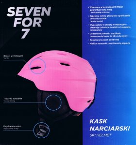 Seven for 7 Kask narciarski Seven for 7 Rozmiar S 51-53cm 2