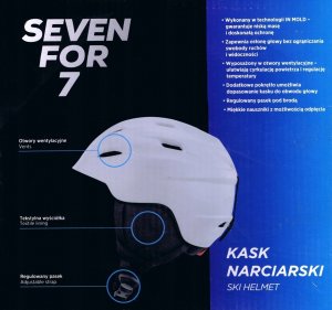 Seven for 7 Kask narciarski Seven for 7 Rozmiar S 51-53cm 2