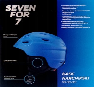 Seven for 7 Kask narciarski Seven for 7 Rozmiar S 51-53cm 2