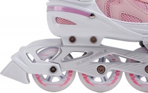 Rolki Blackwheels Flex Pro rekreacyjne regulowane różowe r. M 34-37 7