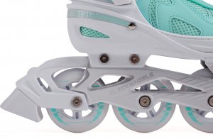 Rolki Blackwheels Flex Pro rekreacyjne regulowane miętowe r. L 38-41 7