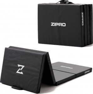 Zipro Materac gimnastyczny 4-częściowy Zipro 180 cm x 60 cm x 5 cm czarny 1