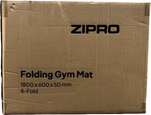 Zipro Materac gimnastyczny 4-częściowy Zipro 180 cm x 60 cm x 5 cm czarny 12
