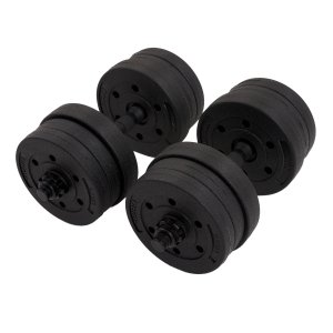 Zipro Sztanga i hantle z zestawem obciążeń bitumicznych 20 kg 6