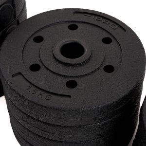 Zipro Sztanga i hantle z zestawem obciążeń bitumicznych 20 kg 8
