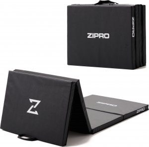 Zipro Materac gimnastyczny 4-częściowy Zipro 180 cm x 60 cm x 4 cm czarny 1