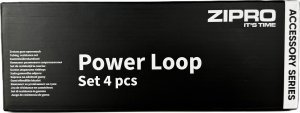 Zipro Powerband różne poziomy oporu w zestawie szary 4 szt. 9