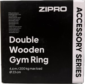 Zipro ZIPRO Kółka gimnastyczne Wooden Ring 6