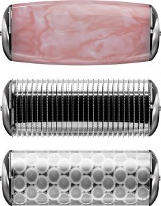 Geske Roller do mezoterapii igłowej twarzy i ciała 9w1 Geske z Aplikacja (różowy) 9