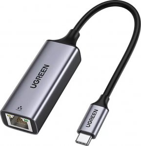 Adapter USB Ugreen Adapter USB-C na RJ45 UGREEN aluminiowy, Gigabit Ethernet (szary) 1
