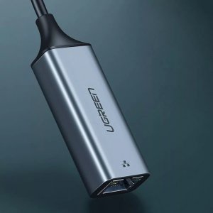 Adapter USB Ugreen CM199 USB-C - RJ-45 Szary  (50737B) 7