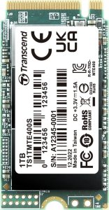 Dysk SSD Transcend MTE400S 1TB M.2 2242 PCI-E x4 Gen3 NVMe (TS1TMTE400S) 1