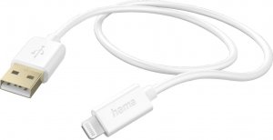 Kabel USB Hama USB-A - Lightning 1.5 m Biały (002015810000) 1