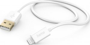 Kabel USB Hama USB-A - Lightning 1.5 m Biały (002015810000) 1