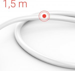 Kabel USB Hama USB-A - Lightning 1.5 m Biały (002015810000) 3